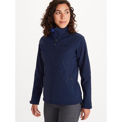 Marmot Alsek Softshell Jacket For Womens Navy YVK271845